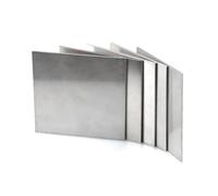 Hoja Cuadrada De Acero Inoxidable De 2 Mm De Espesor, Placa Pulida De Metal Cepillado Plano(2x100x50mm 2pcs)