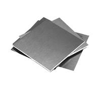 Hoja Cuadrada De Acero Inoxidable, Placa Pulida De Metal Cepillado De Placa Plana(0.8X100X100mm 2PCS)