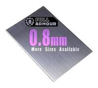 Hoja de acero suave cuadrada y rectangular 0,8 mm - 3 mm de grosor (3 mm x 200 mm x 150 mm)