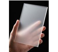 Hoja de acrílico esmerilado de 2 3 4 5 6 mm de espesor, hoja de PMMA esmerilada de doble cara for exhibiciones, proyectos de bricolaje y señalización de lujo.(6mm,30x40cm/11.81x15.75in)