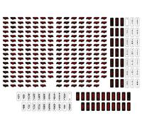 Hoja de Adhesivos Volantes Asetek SimSports Naranja