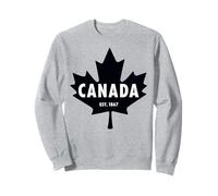 Hoja de arce clásica Canadian Heritage Canada Est. 1867 Sudadera