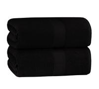 Hoja de bao de lujo de Hotel Cotton Craft Spa - 2 paquete - Extragras extra grande 40 x 80 - pesado 700 gsm 2 capas de algodn anillo de anillo - Ab