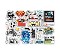 Hoja de calcomanías A5 de vinilo con texto en inglés "Best Dad" - Deporte Hombres Mancave Día del Padre Regalo de Cumpleaños Hobbies Hobby Fan Love Aesthetic #80143