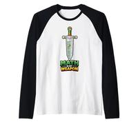 Hoja de cálculo de Excel Warrior Academics Camiseta Manga Raglan