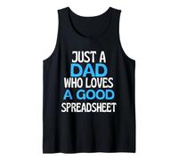 Hoja de cálculo Papá Solo un papá Que ama Hojas de cálculo Camiseta sin Mangas