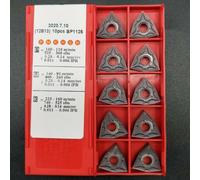 Hoja de carburo WNMG080404 MA 10pcs CNC insertos de torneado para un mejor rendimiento de corte en entornos sucios