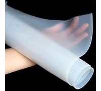 Hoja de caucho de silicona, Hoja de goma de silicona, 1M x 1M de espesor, 0,5-5mm, estera de placa translúcida transparente, resistencia a altas temperaturas, placa de Gel de sílice de grado alimentic