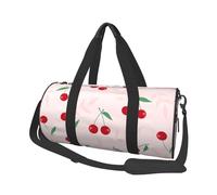 Hoja De Cereza Roja Rosa, Bolsa de Viaje de Gran Capacidad, Bolso Redondo, Bolsa de Viaje Deportiva, Bolsa de Mano, Bolsa de Fitness
