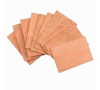Hoja de corcho natural para cuello de Saxofón (Soprano Tenor Alto), 10 unidades, 61 x 39 x 2 mm