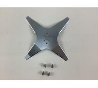 Ambrogio Robot L20Z13600A_R - Hoja de corte doblada en estrella, 18 cm, para modelo L15 (v.2020-2021) y Twenty, 18 cm, acero