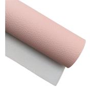 Hoja De Cuero SintéTico Brillante 2 piezas de tela de cuero brillante con base de fieltro a juego con lazos de vinilo de lichi.(8-30X134CM)