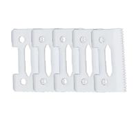 Hoja De Dientes Escalonada De Cerámica Universal Mejorada, 5/3/1 Uds., Compatible Con WAHL, Cuchilla Móvil De Cerámica For Cortadora De Pelo(110-WhiteX5)