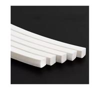 Hoja de esponja cortable, tira de sellado de espuma de silicona, 1 Uds. Barra de 4mm 5 6 8 10 15mm, cinta de sellado de espuma rectangular blanca(5x5mm 10meters)