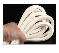 Hoja de esponja cortable, tira de sellado de espuma de silicona, 1 Uds. Cuadrado blanco de 5m/10m, sellado de celda cerrada de 2mm-8mm(8mmx10mm 5M)