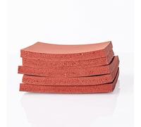 Hoja de Esponja de Espuma de Silicona, Tablero de Espuma Silicona for máquina laminadora, tapete prensado y Tira Sellado, Varios tamaños(280x150x10mm)