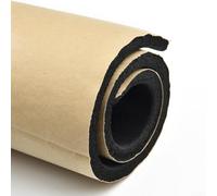 Hoja de espuma de amortiguación de ruido para capó de vehículo de 30 x 50 cm con espuma de celda cerrada para aislamiento térmico y sellado de entrada de agua (1 unidad)