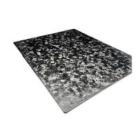 Hoja de fibra de carbono con superficie de textura de mármol de 400 x 500 mm, placa de fibra de carbono forjada brillante (5 x 400 x 500 mm)