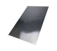 Hoja de fibra de carbono de 75 x 125 mm, acabado brillante, placa plana de fibra de carbono para control remoto, fibra ligera