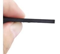 Hoja de fibra de carbono de alta dureza 3K, panel de carbono de 100 x 250 mm, 1/2/3 mm de grosor, acabado mate, hoja de fibra de repuesto