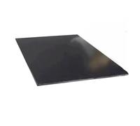 Hoja de fibra de vidrio epoxi G10 - Tablero de plantilla de fibra de vidrio negro for plataforma extraíble de impresora, 0,5 mm de espesor(235x235mm)