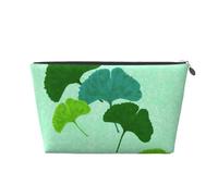 Hoja de Ginkgo Biloba de Acuarela, Bolsa de artículos de tocador Bolsa de Maquillaje Bolsa de cosméticos Bolsa de artículos de tocador de Viaje portátil