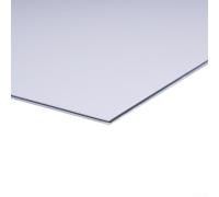 Hoja de golpeador en blanco para guitarra eléctrica, material de placa de arañazos de 3 capas, 44 x 29 cm x 2,4 mm de grosor, varios colores disponibles para estilos ST y Tele (perla blanca)