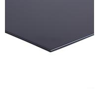 Hoja de golpeador en blanco para guitarra eléctrica, material de placa de arañazos de 3 capas, 44 x 29 cm x 2,4 mm de grosor, varios colores disponibles para estilos ST y Tele (negro)