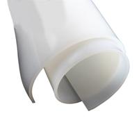 Hoja de Goma de Silicona, Estera de Placa translúcida Transparente de 500x500mm, Almohadilla de Goma de Silicona Virgen 100% Resistente a Altas temperaturas (Tamaño : 2mm)