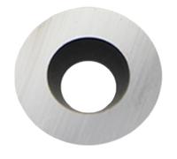 Hoja de insertos de torno Inserto de carburo de una pieza, cuchilla redonda for torneado de madera, herramienta de torneado for mandril de torno, cuchilla cuadrada de repuesto(12 * 2.5mm)