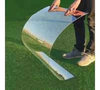 Hoja de invernadero de acrílico de plástico transparente para la hoja de techo de reemplazo, panel de 1.2mm, toldo de ventana de toldo resistente a los rayos UV(0.8m x 10m)