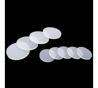 Hoja de junta de silicona 10 juntas de sellado, 30 mm diámetro a 220 grosor, 1, 2, 3 y 5, láminas silicona sólida blanca(220mm x 2mm)