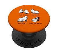 Hoja DE Libro Sheet Ape-Sheet Sheet & Giggles Hits The Fan Ghost Meme PopSockets PopGrip Adhesivo