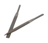 Hoja de lima neumática de 5 x 140 mm, dientes medianos para uso en tallado, para desbarbar y dar forma a metal, vidrio, piedras, azulejos y superficies de madera (lima triangular)