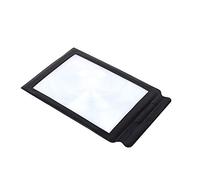 Hoja de Lupa 3x, Lupa de PVC, Ayuda de Lectura Flexible para Leer Libros A4 Página Completa Lupa 3x Buscar Números de Teléfono Escanear Mapas
