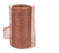 Hoja de malla de cobre para jardín y soporte de plantas, parche de alambre de metal para reparación del hogar, rollo de malla de alambre de cobre de 12 m