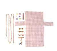 Hoja de Malla de Plástico Accesorios Kit de malla plástico for tejer, ayuda for, bolso mano, funda red, accesorios for bolsos DIY para Proyectos de Punto(Color 03)