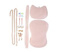Hoja de Malla de Plástico Accesorios Kit de malla plástico for tejer, ayuda for, bolso mano, funda red, accesorios for bolsos DIY para Proyectos de Punto(Color 05)