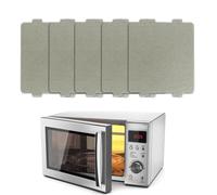 Hoja de mica, Placa Mica Microondas Universal para Accesorios Microondas Horno, 5 Unids Set Horno de Microondas Placa de Mica Reparación de Piezas Repuesto Accesorio para hogar cocina oficina comedor