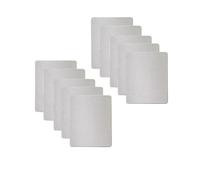 Hoja de mica Universal for horno microondas, 10 Uds., 15X12mm, corte libre según el tamaño requerido