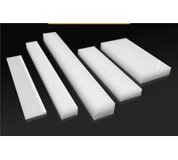 Hoja de nailon blanco de alta resistencia, lámina de plástico de 1 metro de largo, 50 mm de ancho y 12-50 mm de grosor for mecanizado, bricolaje y construcción de modelos(25mm)