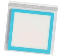 Hoja de notas autoadhesiva transparente para planificadores de libros, tareas de oficina, bloc de notas, diseño de purpurina translúcida, hojas adhesivas transparentes