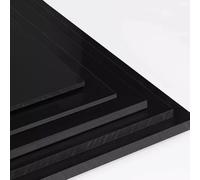 Hoja de Nylon PA6 Bloque Placa Negro 8-50mm Espesor 100x500mm 300x500mm 500x500mm(300 * 300mm 1pc,Thick 30Mm)