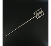 Hoja de paleta cuadrada de acero inoxidable for laboratorio, ancho de hoja de 40mm, 50mm, 60mm, 80mm, impulsor, hoja agitadora con varilla for sitrrer, 1 Uds.(40x8x300mm)