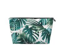 Hoja de Palma de la Selva Tropical, Bolsa de artículos de tocador Bolsa de Maquillaje Bolsa de cosméticos Bolsa de artículos de tocador de Viaje portátil
