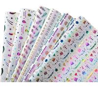 Hoja de papel de regalo de cumpleaños - 6 rollos de papel de regalo mini rollo de 19,7 pulgadas x 27,5 pulgadas por hoja, globo de colores con diseño de confeti para cumpleaños, vacaciones, fiestas,