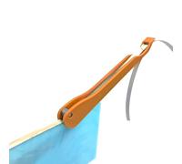 Hoja de papel manual de vidrio de colores, herramienta para frustrar cobre - Práctica herramienta Foiler de vidrio de colores | Rodillos de acero inoxidable actualizados, Foiler manual de acero