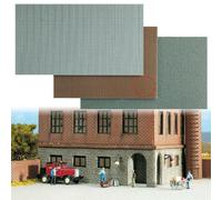 Hoja De Pared De Piedra De Ladrillo 248 X 138Mm HO/OO Gauge Busch 7402