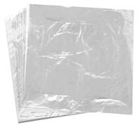 Hoja De Plata,100 piezas de Hojas de Plata de Imitación Pan de Plata Imitación para el proyecto de arte artesanía decoración,dorado artesanía,creación de bricolaje (14x14cm)