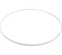 Hoja de plexiglás transparente Hojas acrílico Panel vidrio Bloque exhibición Forma redonda Adecuado for decoración modelado, 11 cm diámetro, 1 pieza(Thickness:2.5mm)